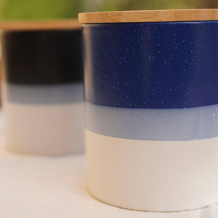 Gradient Glow Tall Canister Set