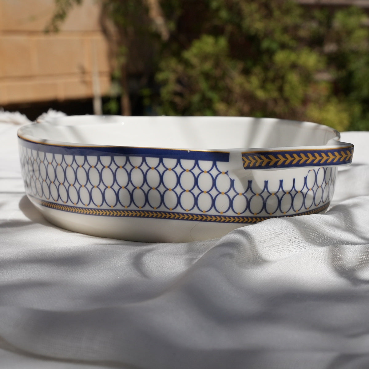 Heritage Mosaic Oval Baking Casserole