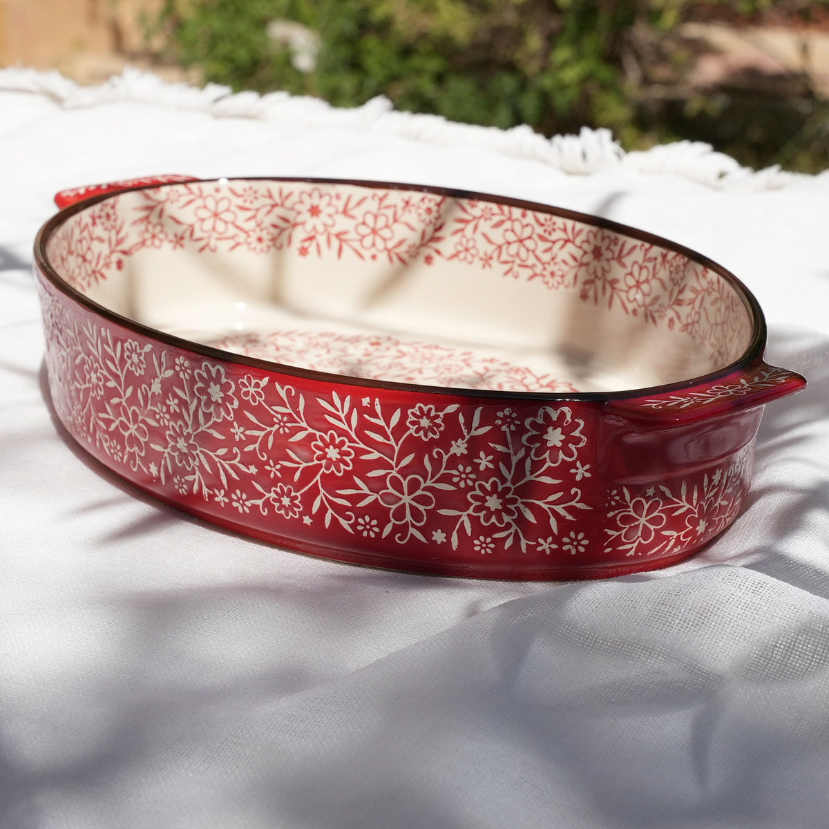 Garden Tale Oval Baking Casserole