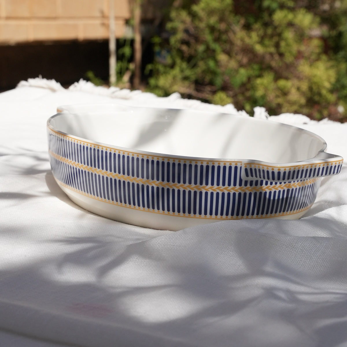 Riviera Line Oval Baking Casserole
