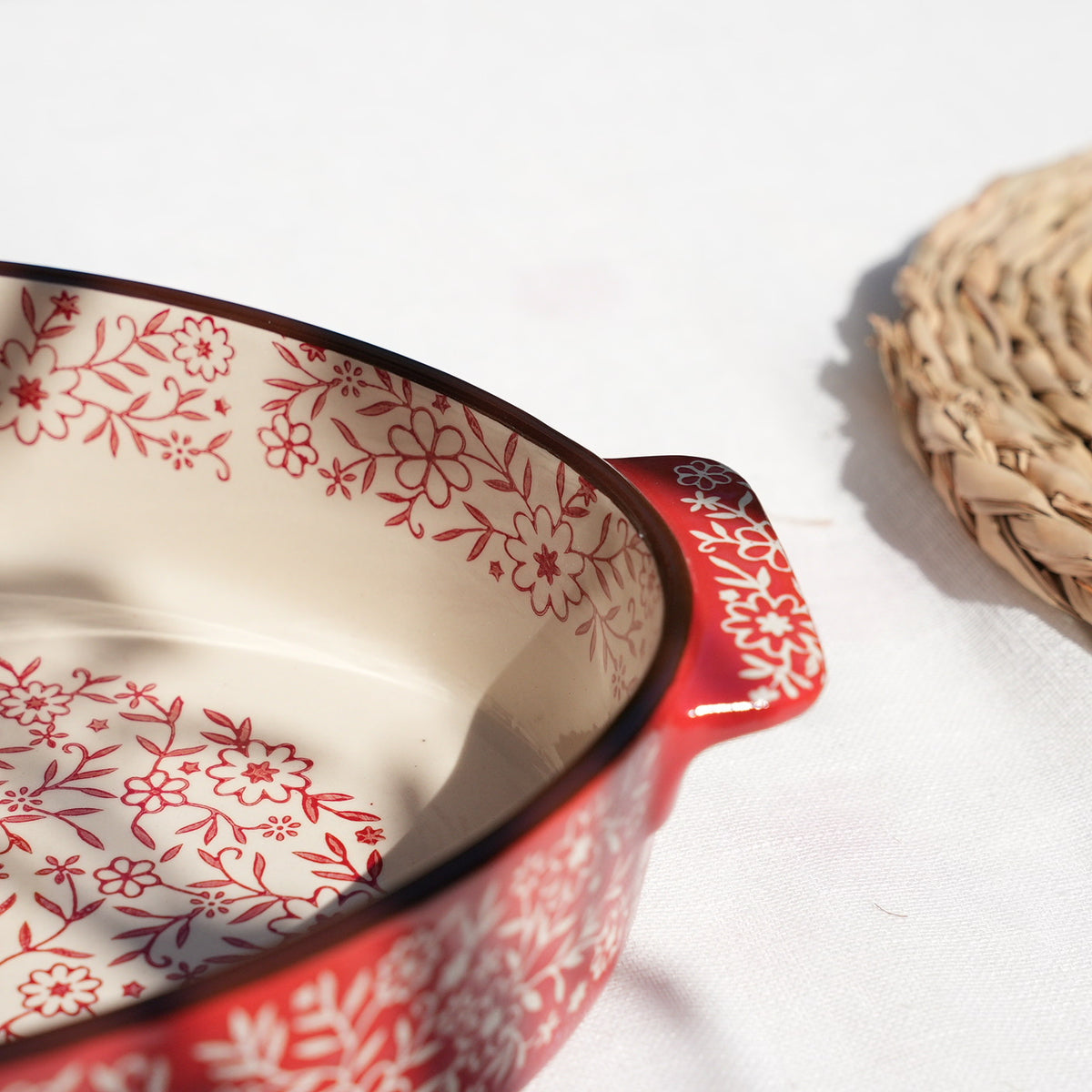 Rosalie Garden Oval Baking Casserole