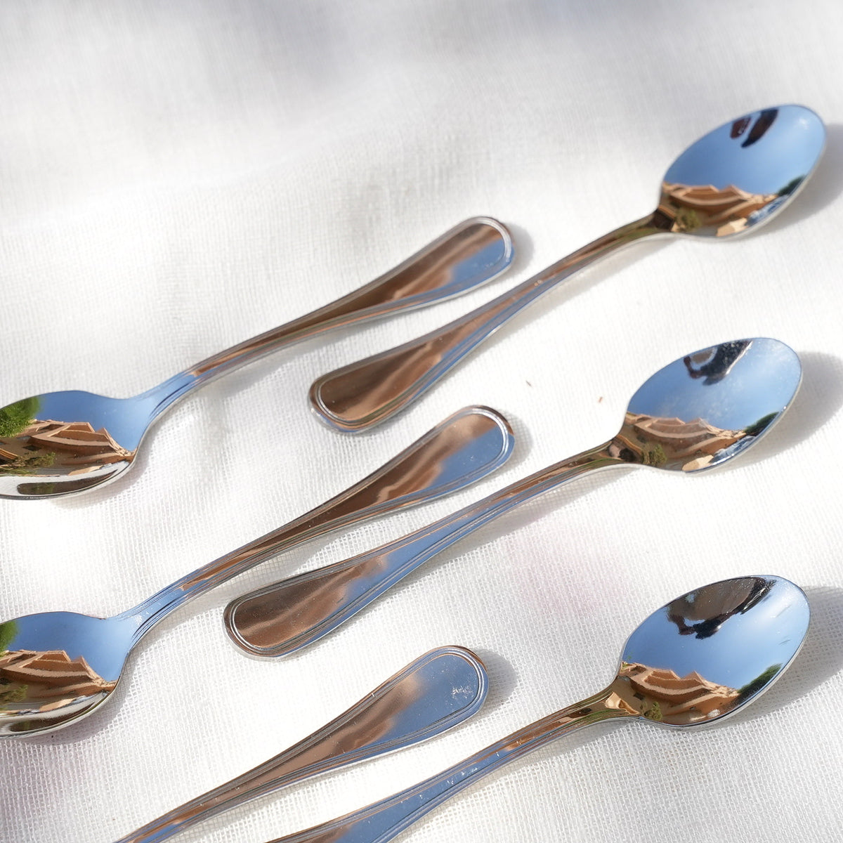 Small Silver Tea Spoons (Set of 6)
