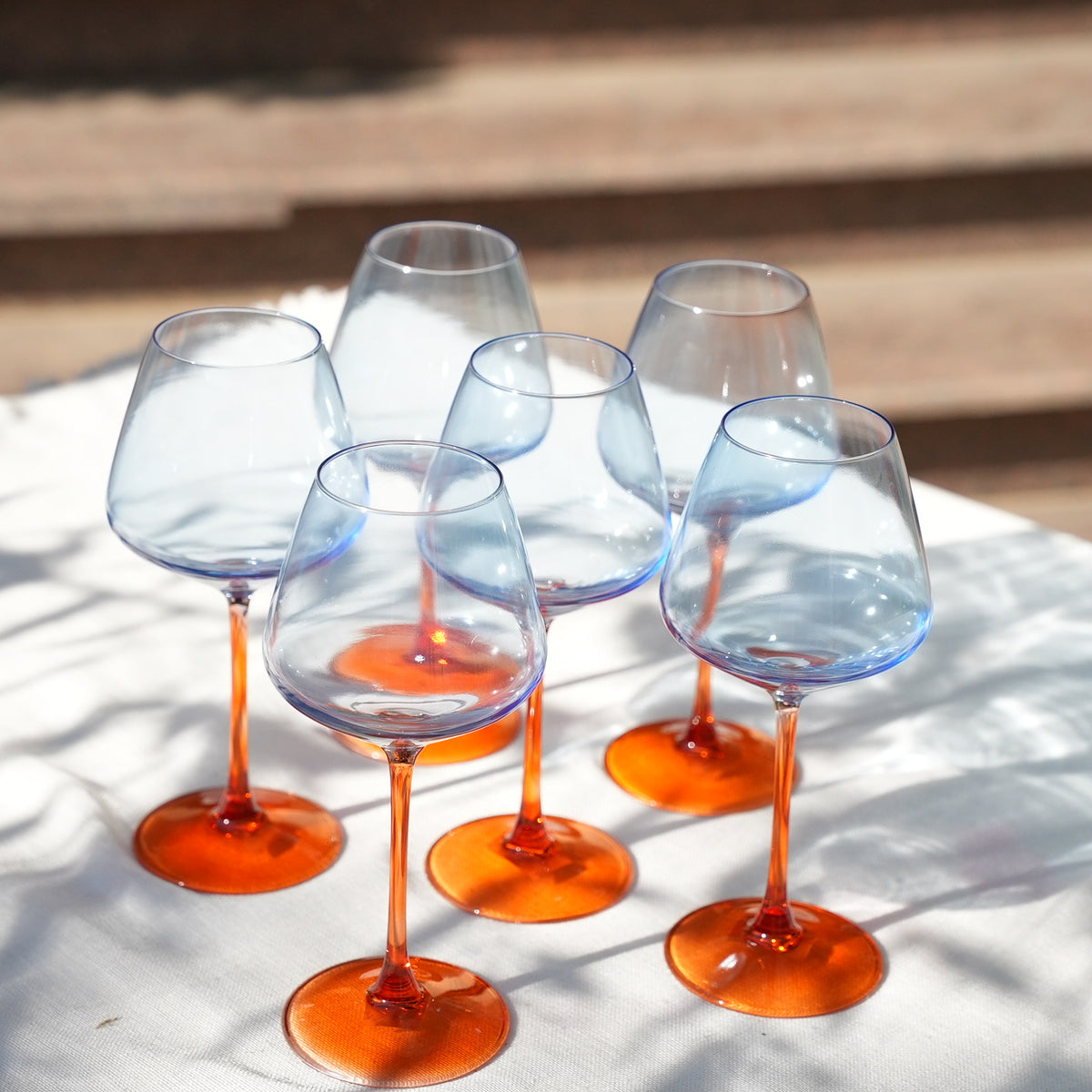 Aura Stem Glass Set (6 Pieces)