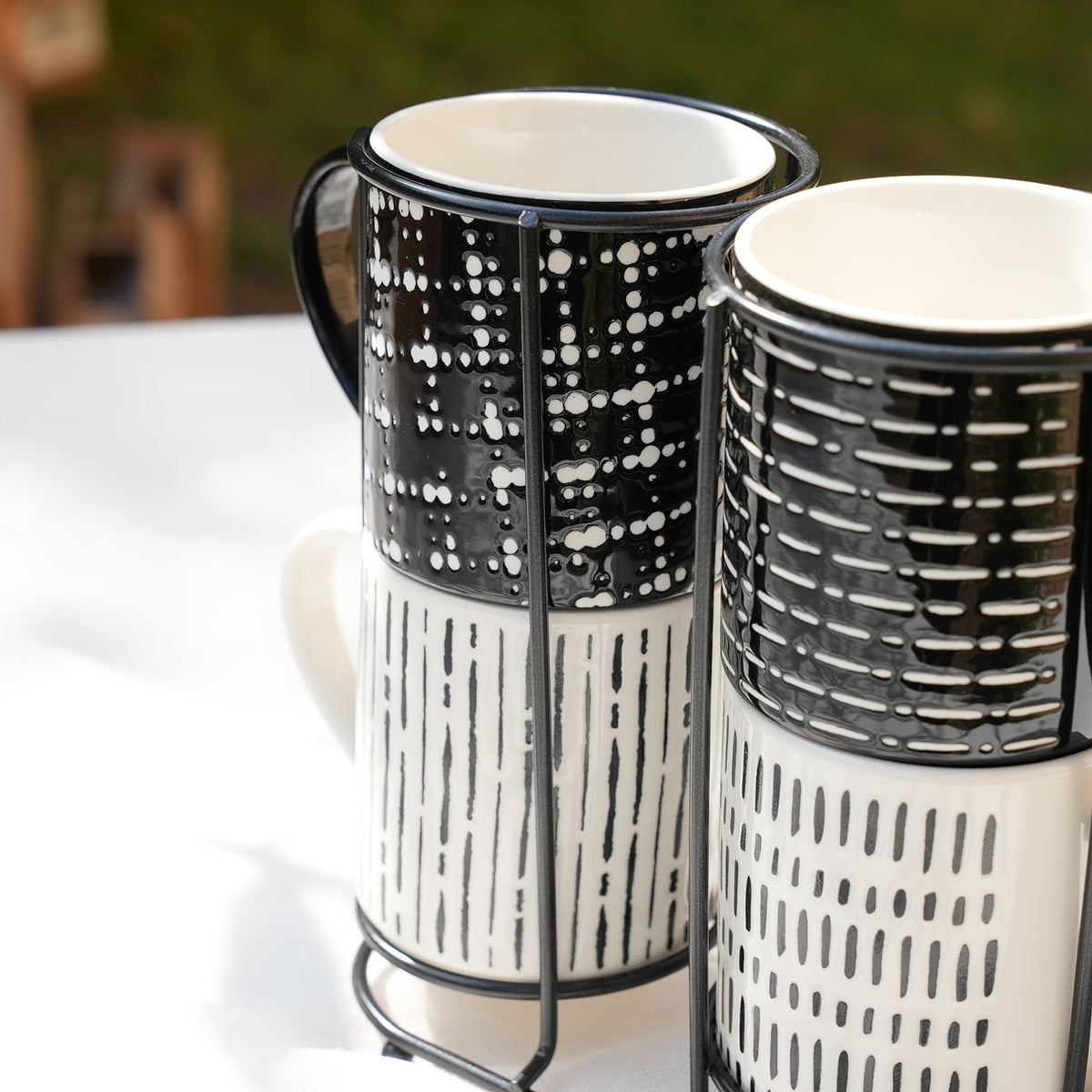 Monogram Muse Mug Set (4 Pieces)
