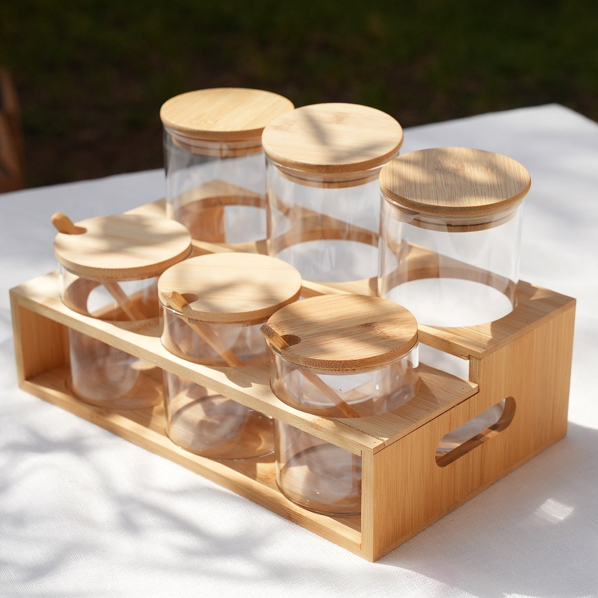 Wooden Spices Set (7 Pieces)