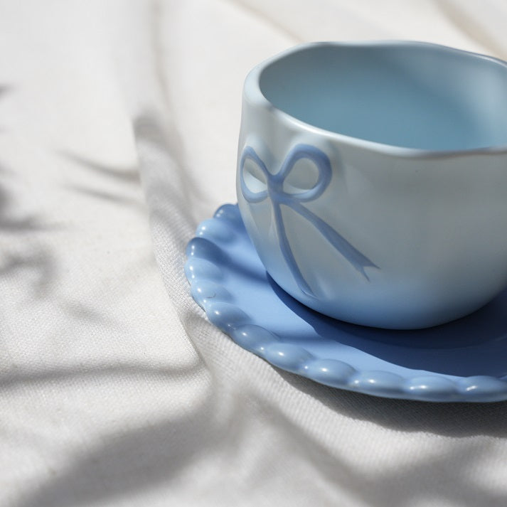 Blush Bow Tea Cup
