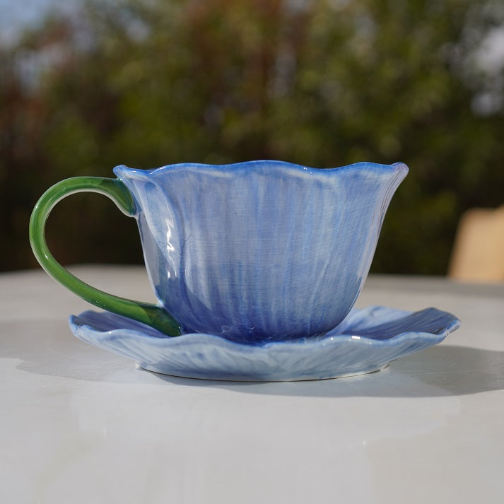 Azure Bloom Mug