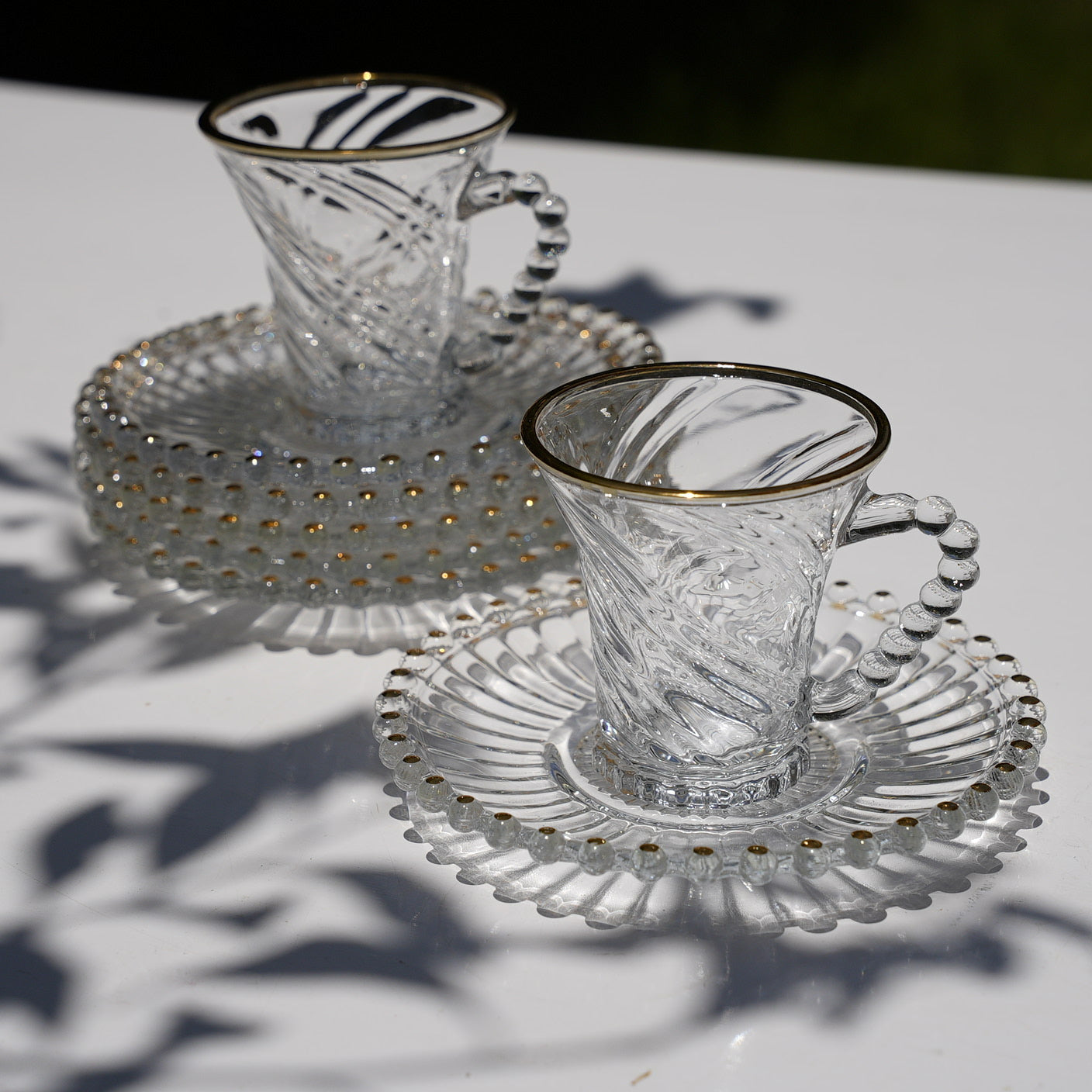 Gilded Swirl Coffee Set (12 Pieces)