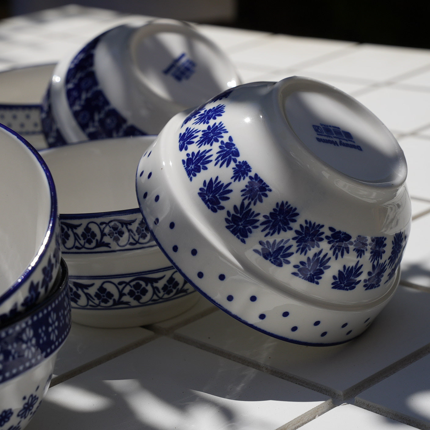 Classic Blue Blossom Bowls