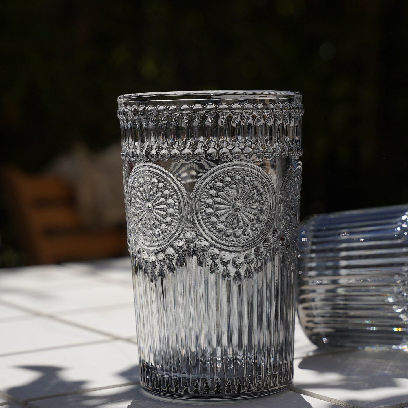 Azure Medallion Beverage Set (7 Pieces)