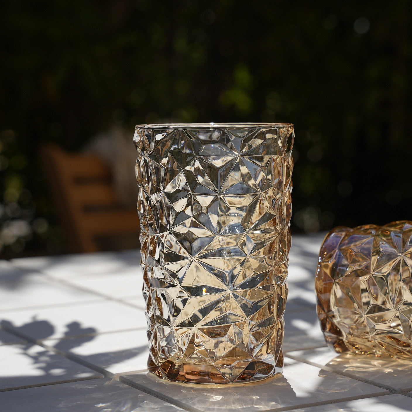 Amber Prism Beverage Set (7 Pieces)