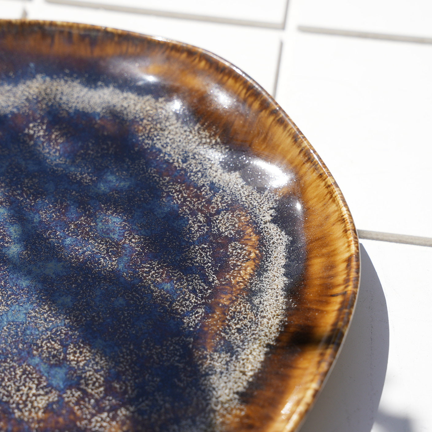 Organic Fancy Large Flat Plate