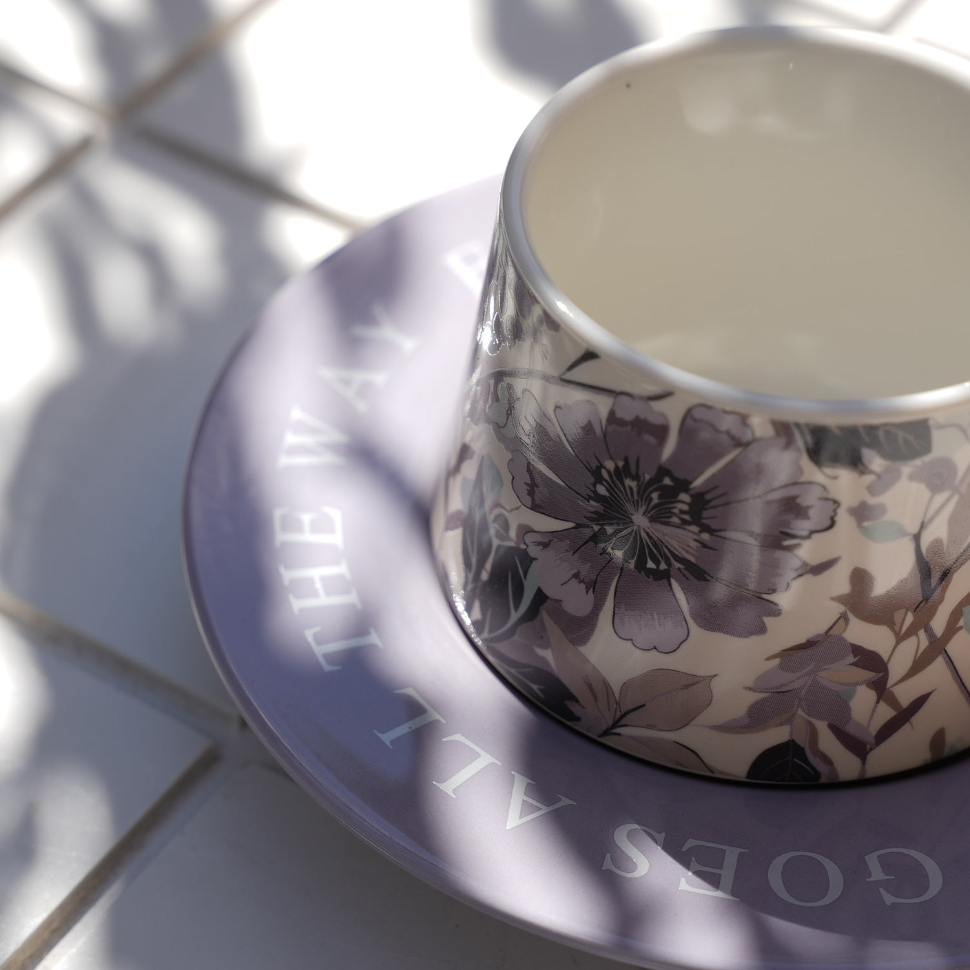 Lavender Bloom Tea Cup
