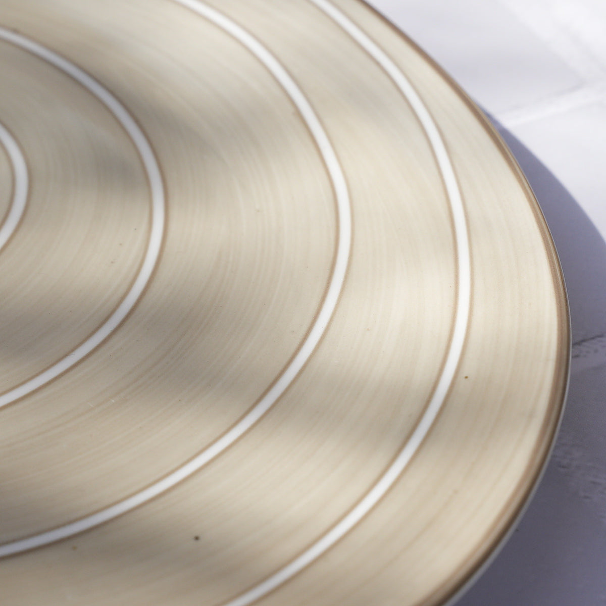 Serene Spiral Large Oval Platter