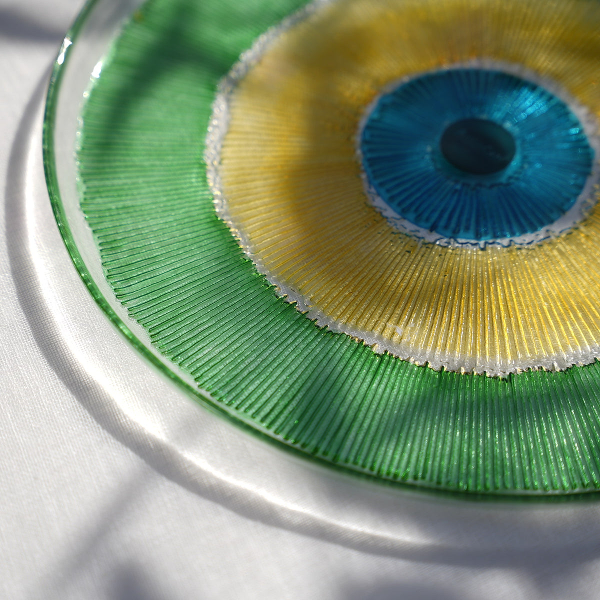 Garden Halo Glass Plate