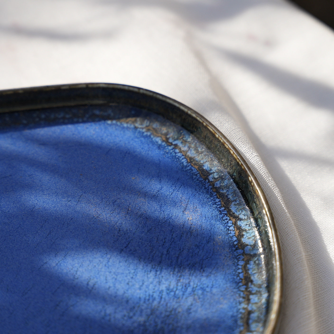 Midnight Oval Serving Platter