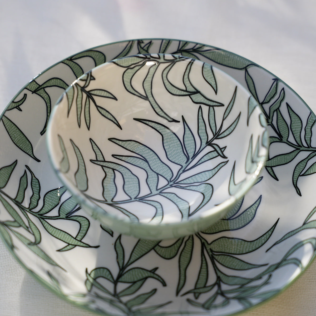 Verdant Leaf Dinner Set (24 Piece)