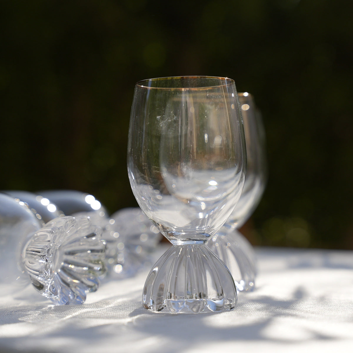 Crystal Petal Glass Set (Set of 6)