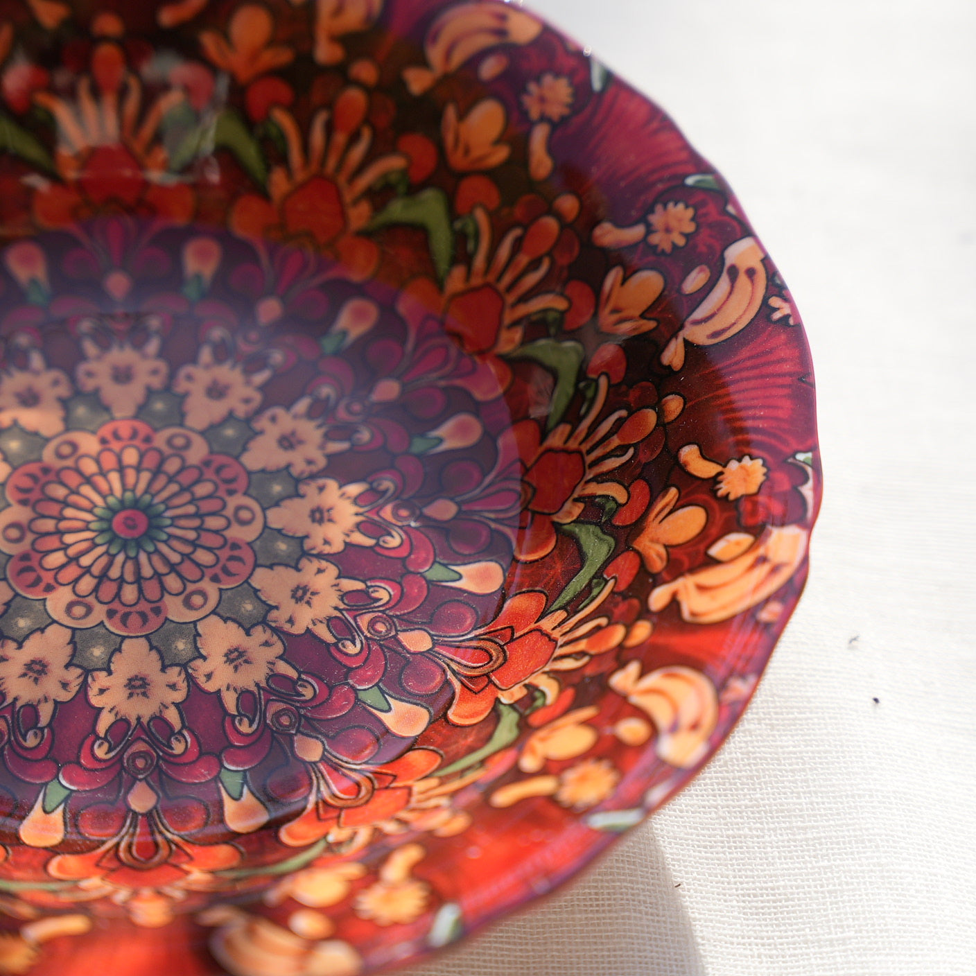 Ember Bloom Deep Plate