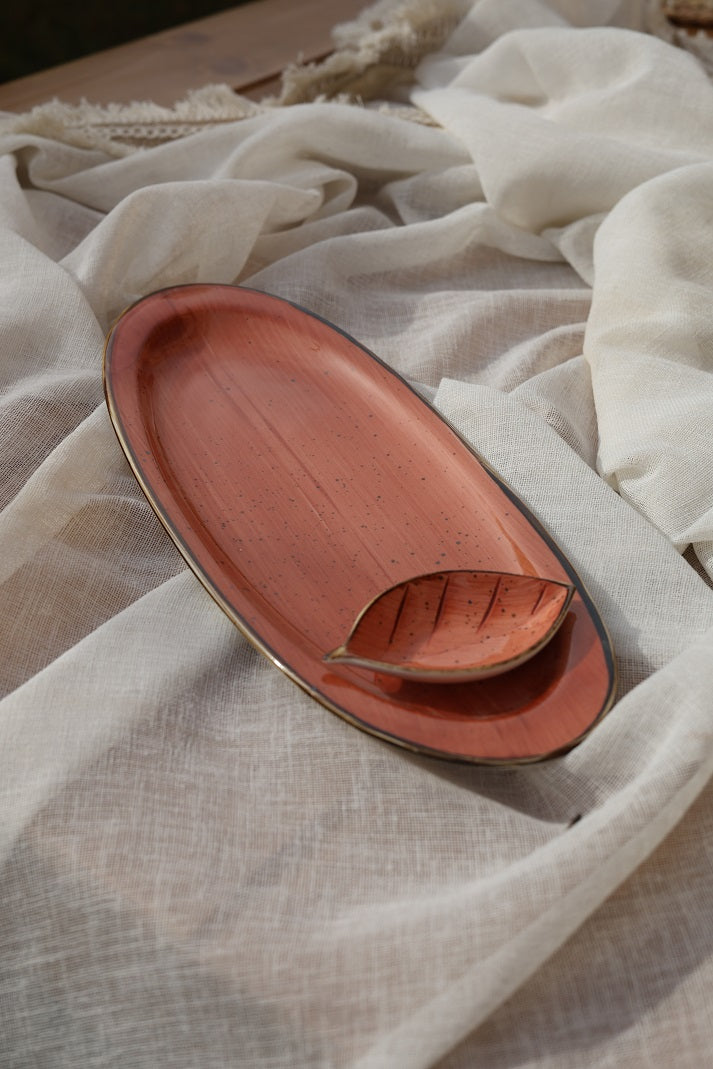 Sunset Oval Platter