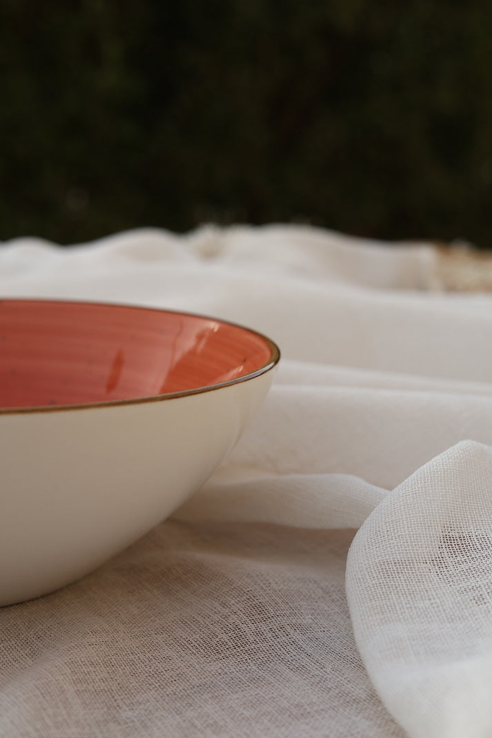 Sunset Swirl Deep Bowl