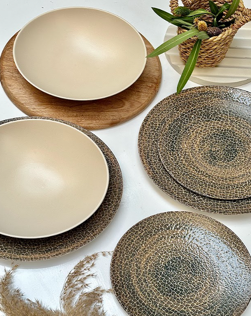 Jade Elegance Plates