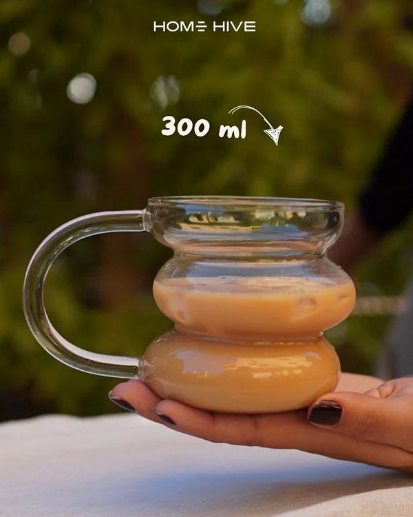 Bubble Bliss Glass Mug