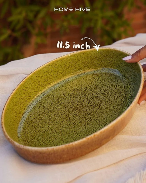 Olive Grove Oval Baking Dish