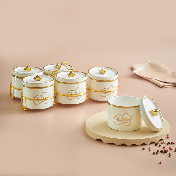 Porcelain Spice Set