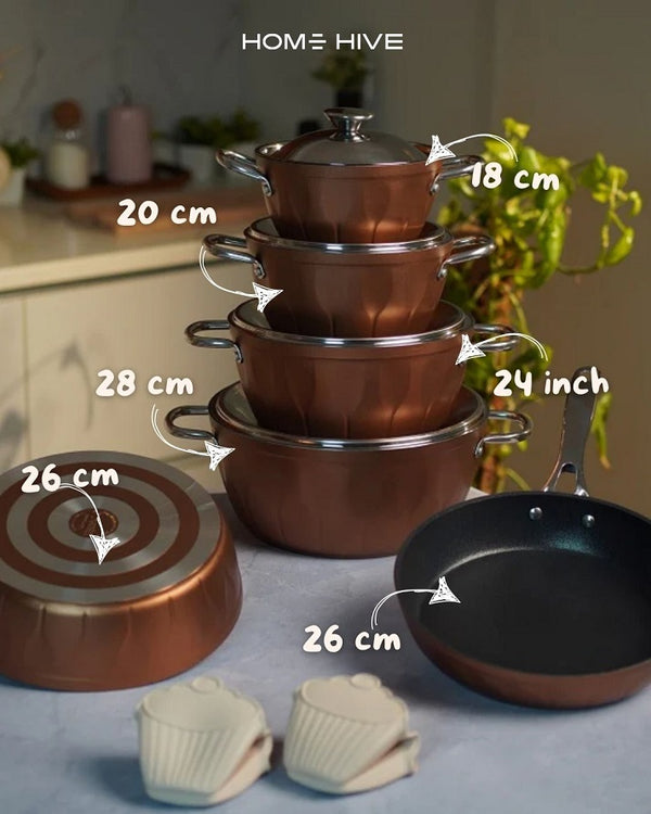 Martive Tatinum Cookware Set