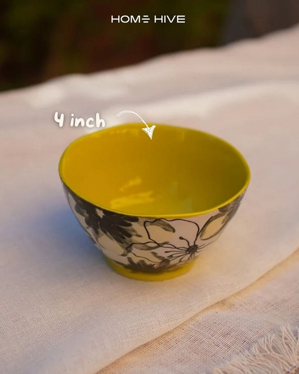 Floral Porcelain Bowl