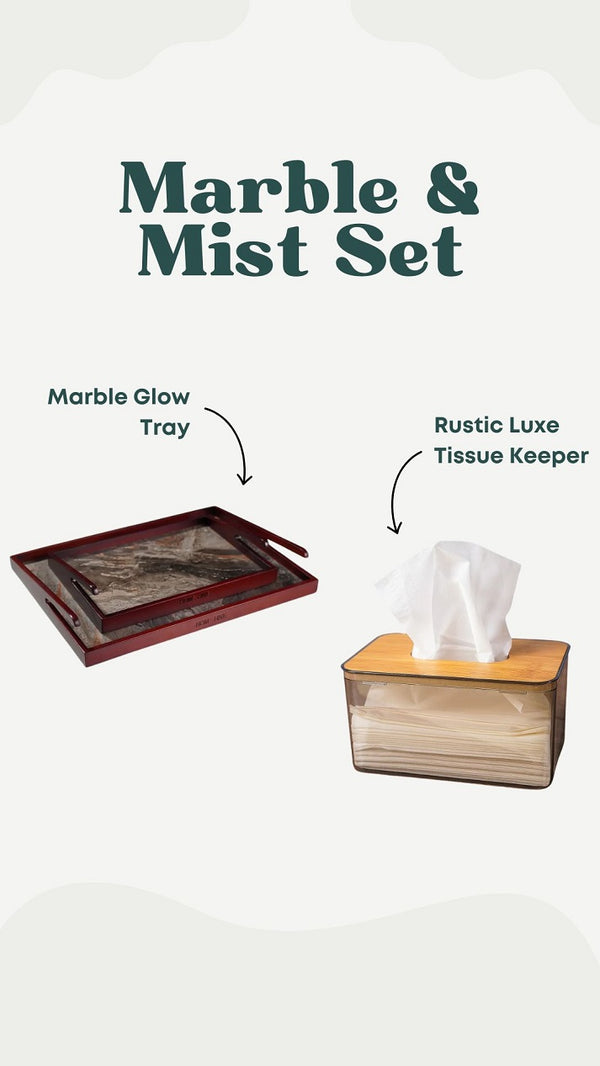 Marble & Mist Set