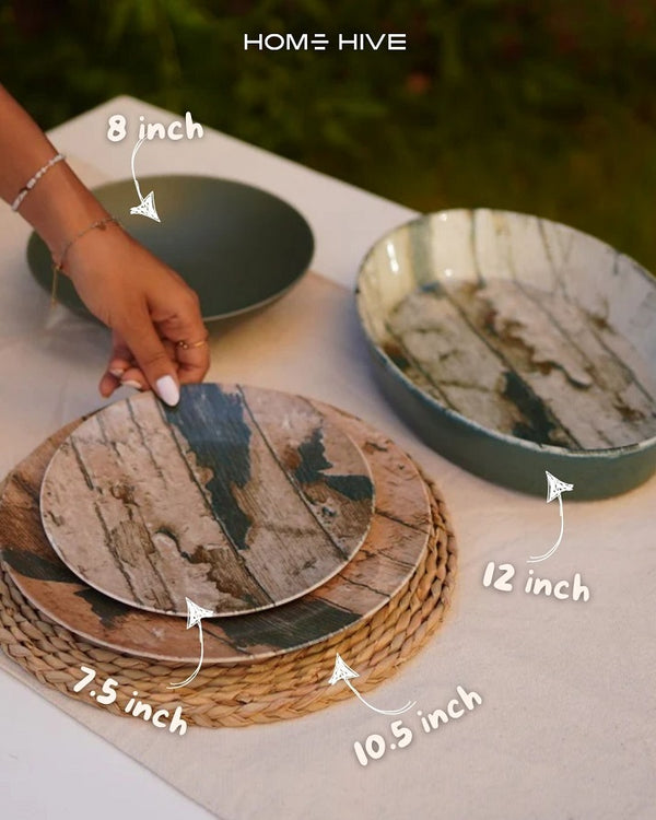 Rustic Drift Dinner Set (19 pieces)