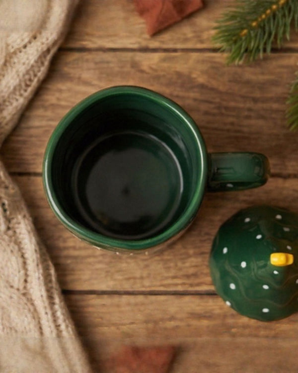 Green Christmas Mug