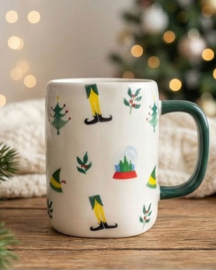 Christmas Mug Smiling