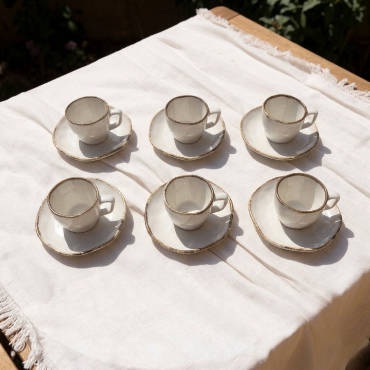 Lune Edge Espresso Set (12 pieces)