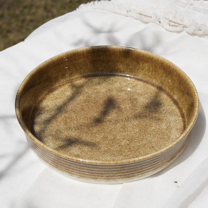 Sandstone Everyday Round Casserole