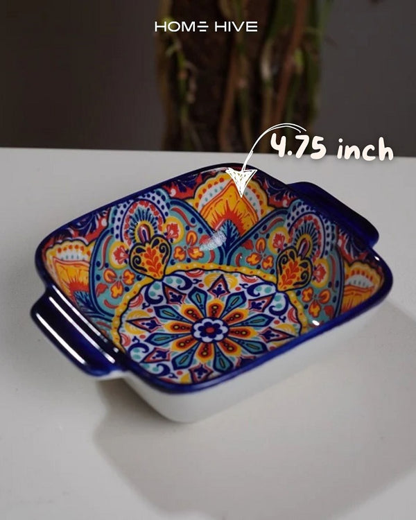 Mandala Square Small Bowl