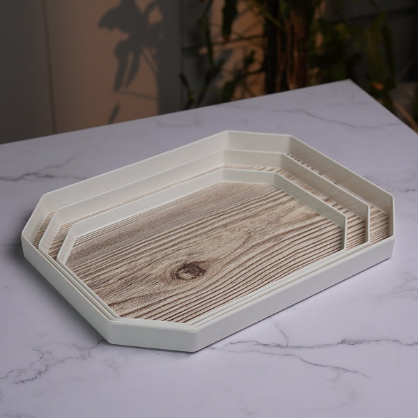 Scandi Wood Tray Set