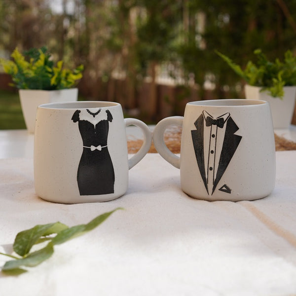 His & Hers Tuxedo Mug Set