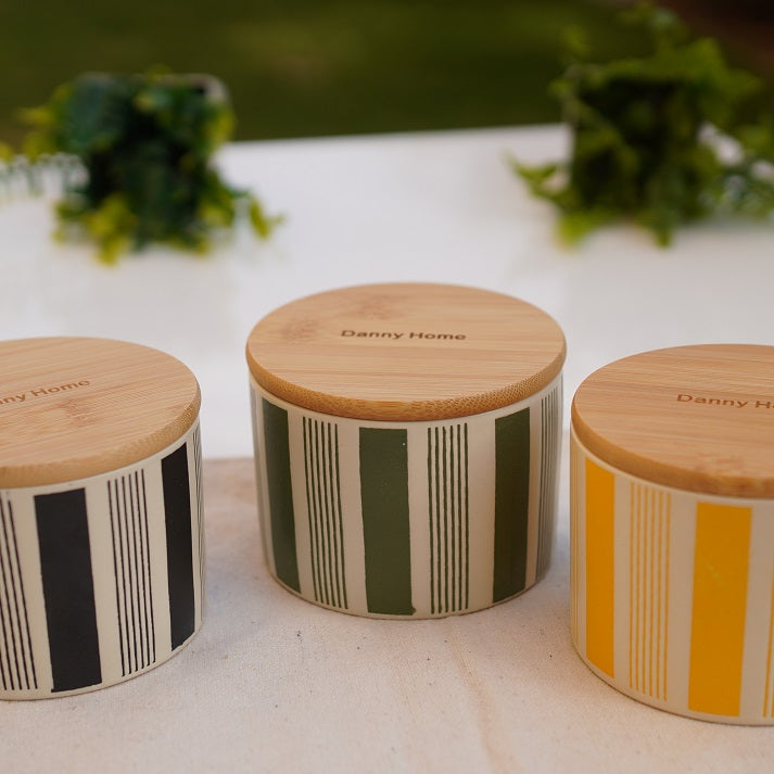 Earthline Bamboo Lid Canister Set