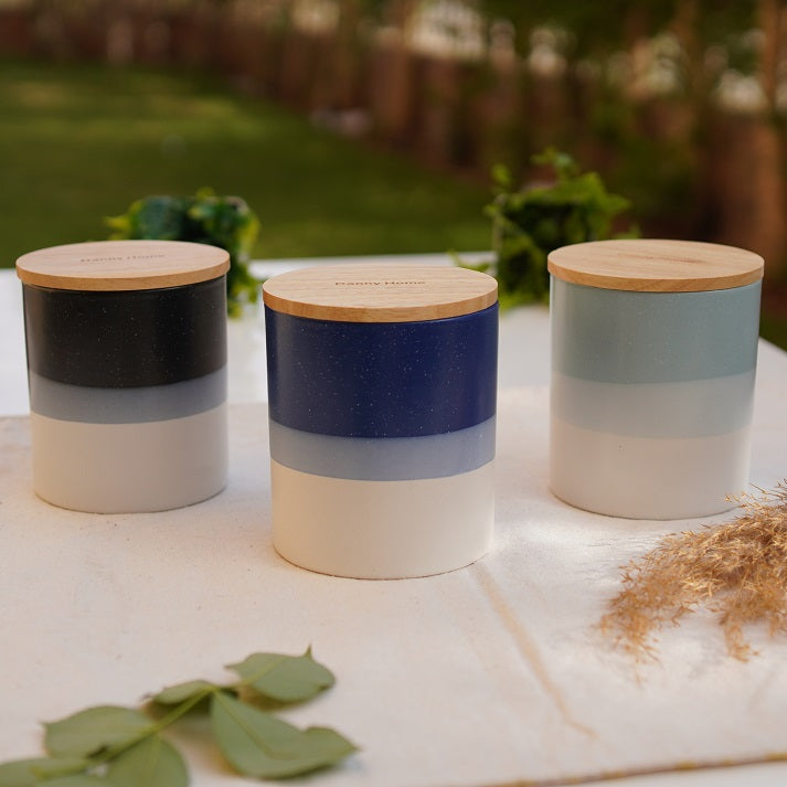 Gradient Glow Tall Canister Set