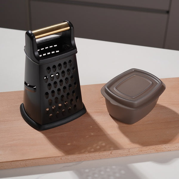 NoirGrate Box Grater with Taupe