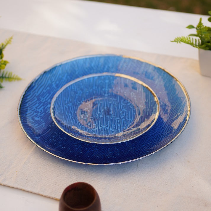 Blue Royale Charger Set