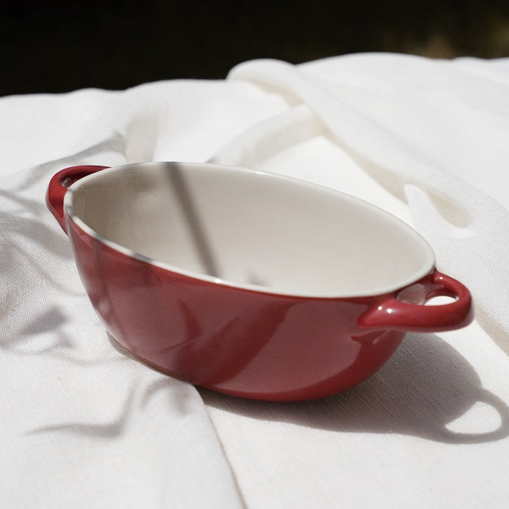 Deep Ember Oval Casserole