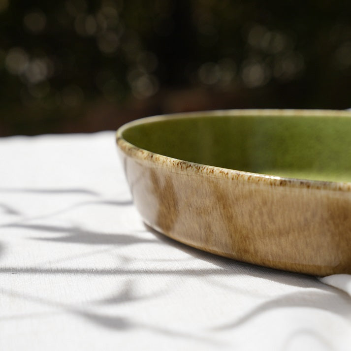 Moss Oval Serving Casserole