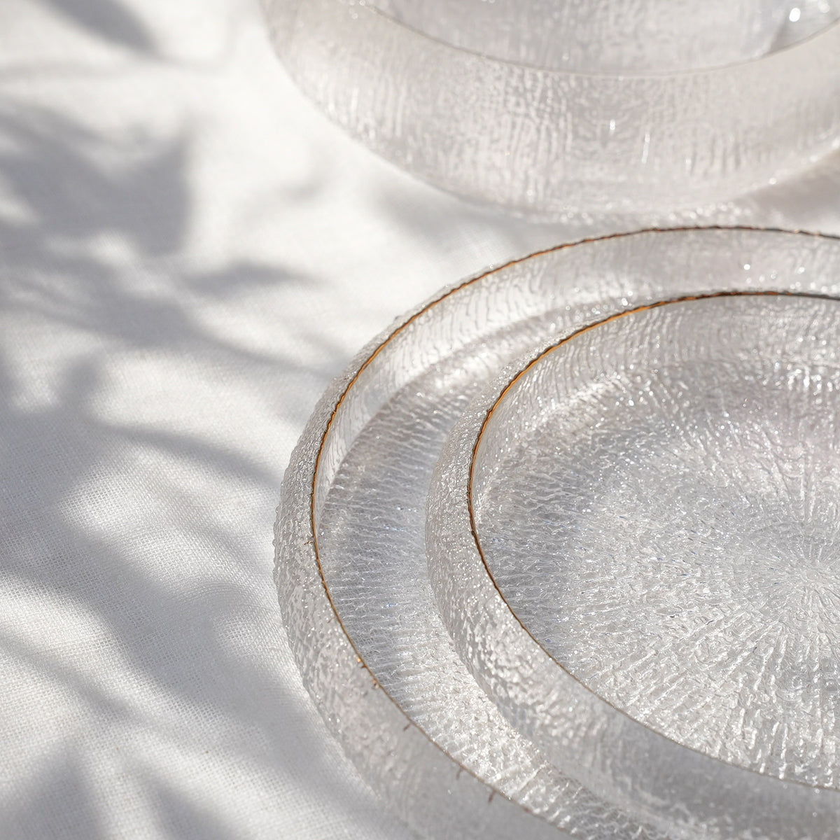 Crystal Whisper Glass Dinner Set (24 Pieces)