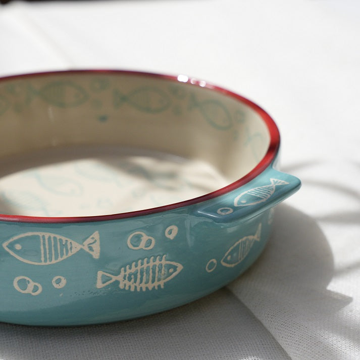 Sea Breeze Round Baking Dish