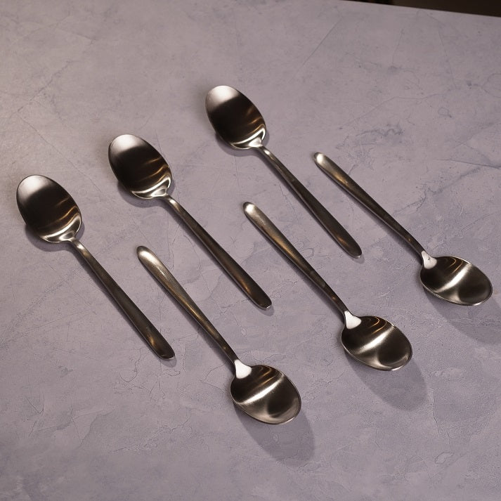 Big Silver Spoons (Set of 6)