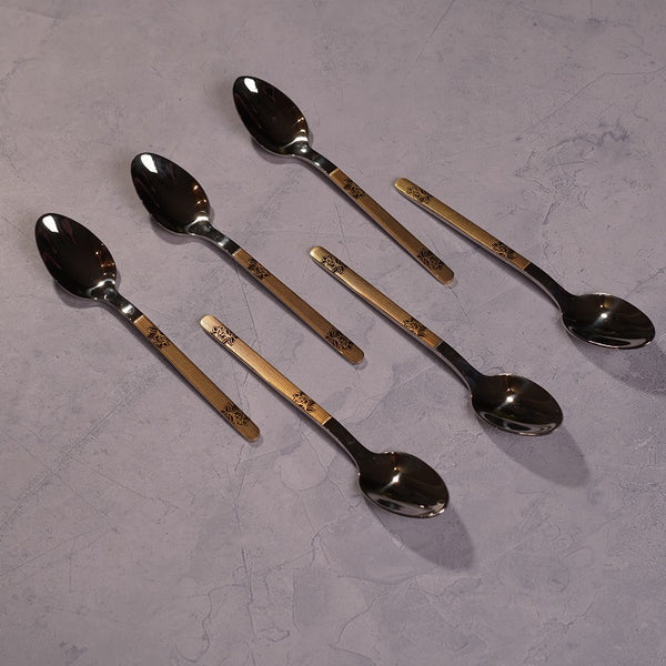 Small Gold Spoons (Set of 6)